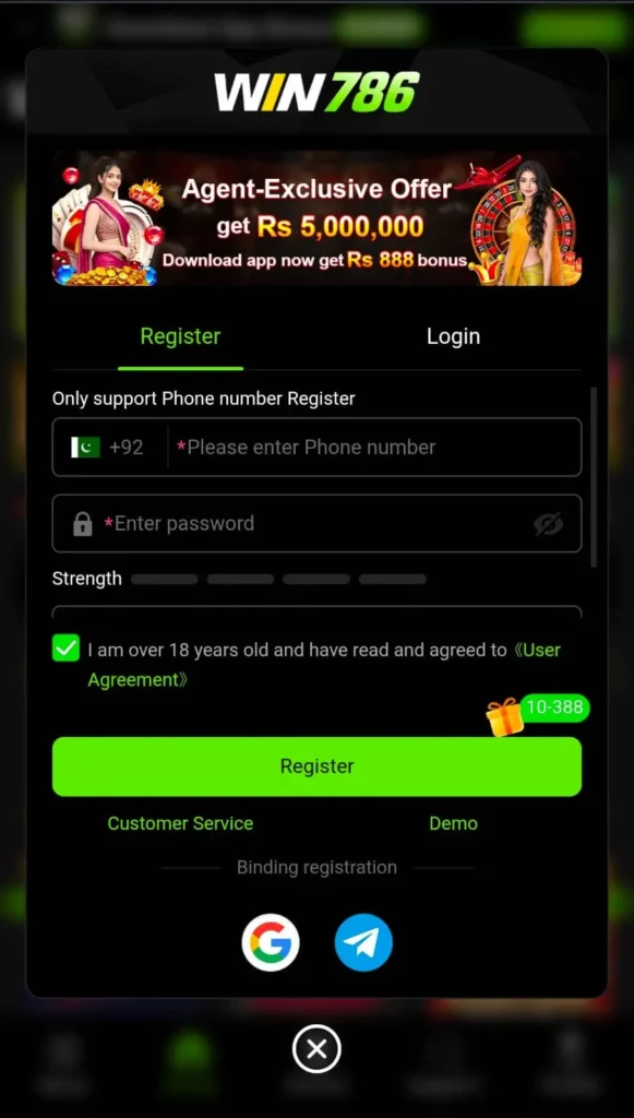 w786 Register